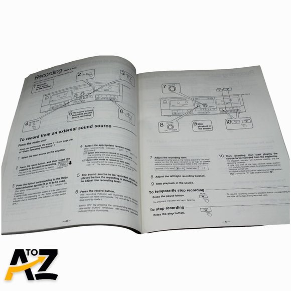 Technics Electronic Components SD-S2200 Operating Instructions Owner's Manual Or - Picture 9 of 12
